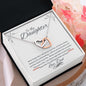 Interlocking Necklace/To My Daughter Love Dad
