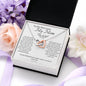 To My First Love My Mom | Interlocking Necklace