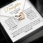 To My Daughter | Interlocking Hearts