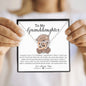 To My Granddaughter | Interlocking Hearts Necklace