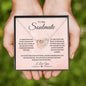 To My Soulmate/Interlocking Hearts Necklace