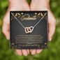 To My Soulmate | Interlocking Hearts Necklace