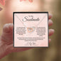 To My Soulmate/Interlocking Hearts Necklace