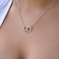 To My First Love My Mom | Interlocking Necklace