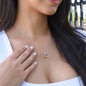 To My Granddaughter | Interlocking Hearts Necklace