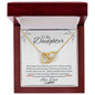 Interlocking Necklace/To My Daughter Love Dad