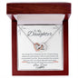 Interlocking Necklace/To My Daughter Love Dad