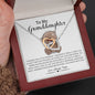 To My Granddaughter | Interlocking Hearts Necklace