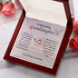 To My Darling Granddaughter | Interlocking Hearts