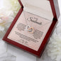 To My Soulmate/Interlocking Hearts Necklace