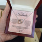 To My Soulmate/Interlocking Hearts Necklace