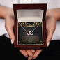 To My Soulmate | Interlocking Hearts Necklace