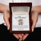 To My Granddaughter | Interlocking Hearts Necklace