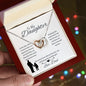 To My Daughter from Dad | Interlocking Hearts