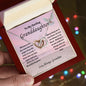 To My Darling Granddaughter | Interlocking Hearts
