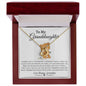 To My Granddaughter | Delicate Heart Necklace
