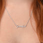 To My Girlfriend | Personalized Name Necklace