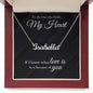The One Who Holds My Heart | Personalize Name Necklace