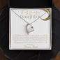 To My Beautiful Daughter | Forever Love Necklace