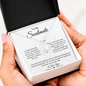 To My Soulmate I Love You/ Forever Love Necklace