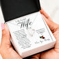 To My Beautiful Wife | Forever Love Necklace