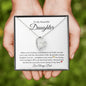 To My Beautiful Daughter | Forever Love Necklace