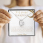 To My Beautiful Daughter | Forever Love Necklace