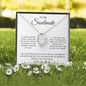 To My Soulmate I Love You/ Forever Love Necklace