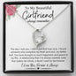 To My Beautiful Girlfriend | Forever Love Necklace