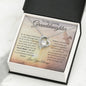 To My Loving Granddaughter/ Forever Love Necklace