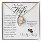 To My Beautiful Wife | Forever Love Necklace