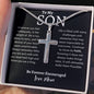 To My Son | Cross Necklace