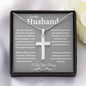 To My Husband/ Cross Necklace