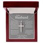 To My Husband/ Cross Necklace
