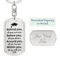 Graduate \ Swivel Keychain