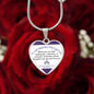 To My BADASS DAUGHTER | Heart Pendant