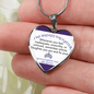 To My BADASS DAUGHTER | Heart Pendant