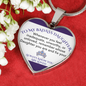 To My BADASS DAUGHTER | Heart Pendant