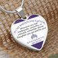 To My BADASS DAUGHTER | Heart Pendant