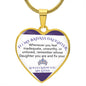 To My BADASS DAUGHTER | Heart Pendant