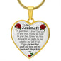 To My Soulmate | Love Heart Pendant