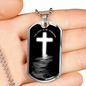 Light In Darkness | Dog Tag Necklace