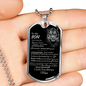 To My Son | Dog Tag Chain