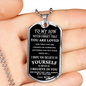 To My Son | Dog Chain Necklace