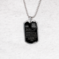 To My Son | Dog Tag Chain