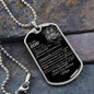 To My Son | Dog Tag Chain