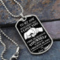 TO MY SON LOVE DAD | DOG TAG NECKLACE