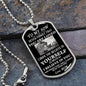 To My Son | Dog Tag Chain