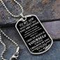 To My Son | Dog Chain Necklace