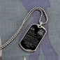To My Son | Dog Tag Chain